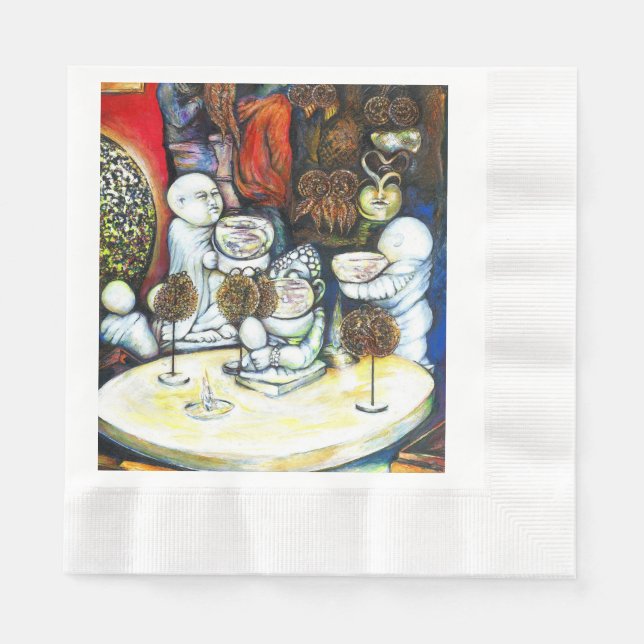 Unbeeindruckt von Challenge Serviette (Vorderseite)