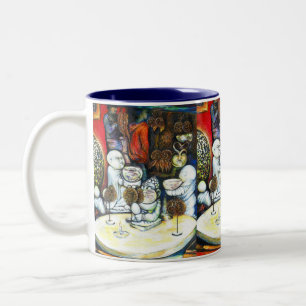 Unbeeindruckt von Challenge Zweifarbige Tasse
