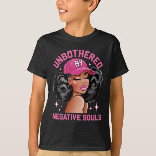 Unbeeindruckte Sy Schwarze Königin Afroamerikanisc T-Shirt
