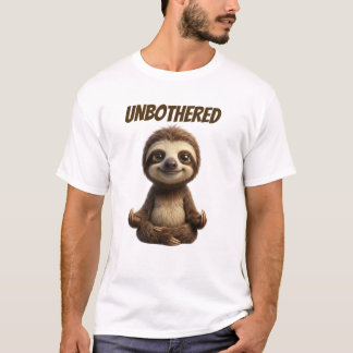 Unbeeindruckter Chill-Faultier T-Shirt