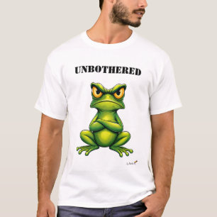 Unbeeindrucktes Lustiges Mürrisches Frosch-T-Shirt T-Shirt