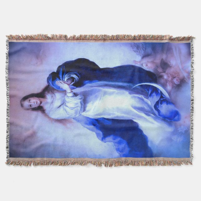 Unbefleckte Empfängnis blau Decke (Vorderseite)