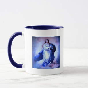 Unbefleckte Empfängnis blau Tasse