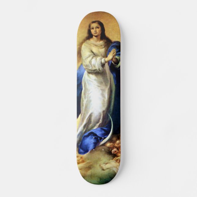 Unbefleckte Empfängnis der Jungfrau Mary - Murillo Skateboard (Vorderseite)