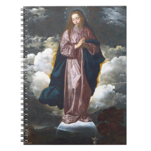 Unbefleckte Empfängnis von Diego Velázquez 1618 Notizblock