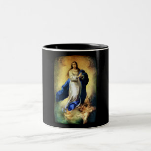 Unbefleckte Empfängnis von Jungfrau Mary - Murillo Zweifarbige Tasse
