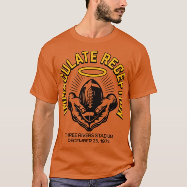 Unbefleckter Empfang T-Shirt (Vorderseite)