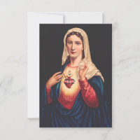 Unbeflecktes Herz Mariä Heilige Karte | Ave Maria