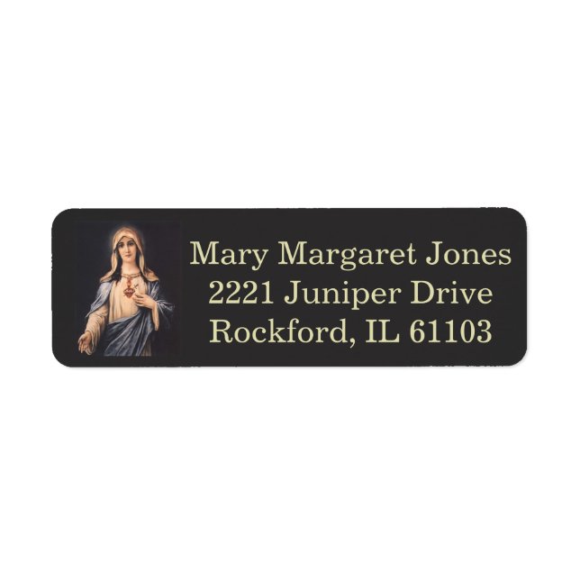Unbeflecktes Herz Mary Sorrowful Mother (Vorne)
