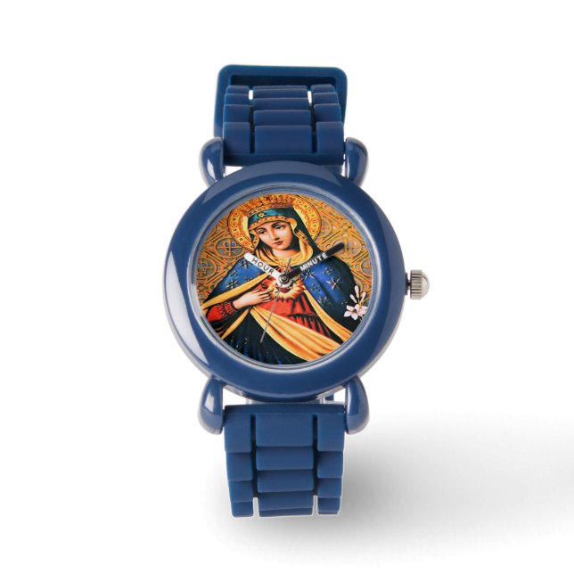 Unbeflecktes Herz von Maria Armbanduhr (Vorderseite)