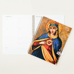 Unbeflecktes Herz von Maria mit Magnificat Planer