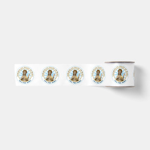Unbeflecktes Herz von Mary Ora Pro Nobis Satinband