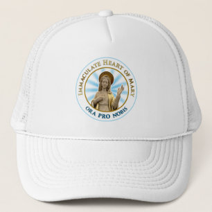 Unbeflecktes Herz von Mary Ora Pro Nobis Truckerkappe