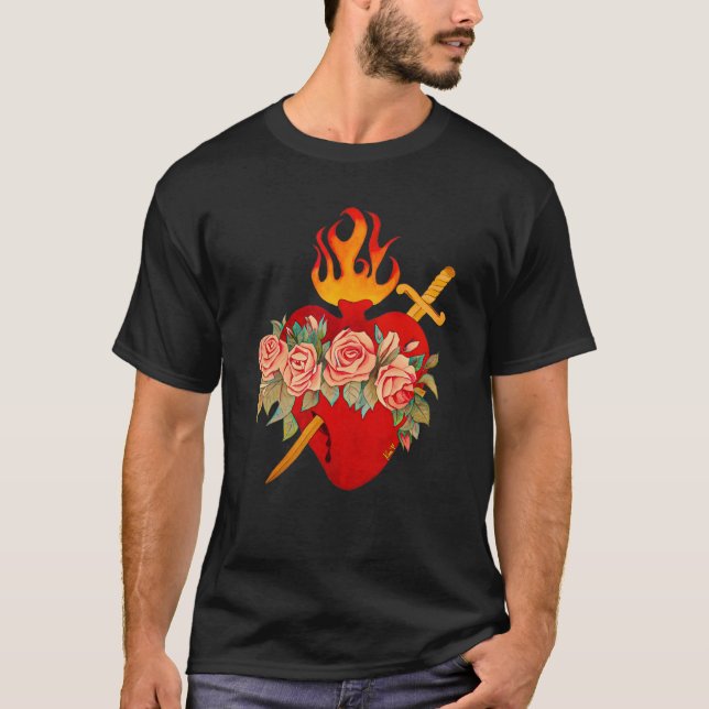 Unbeflecktes Herz von Mary Shirt (Vorderseite)