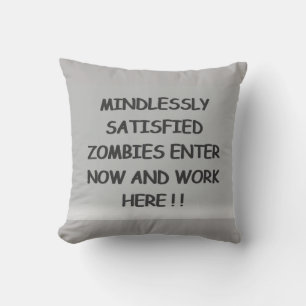 Unbefriedigt Zombies Kissen