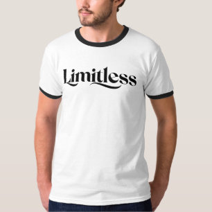 Unbegrenzt: Elegantes Script Typografy T-Shirt