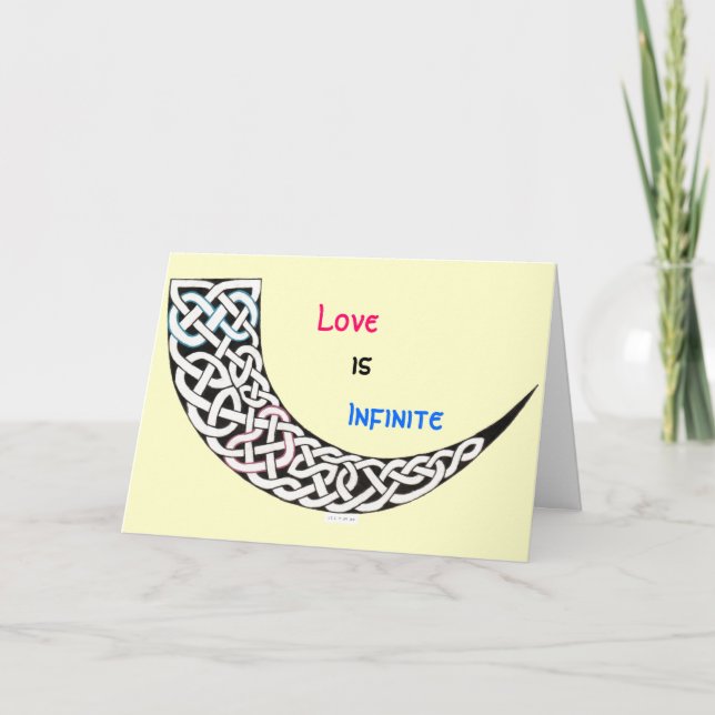 Unbegrenzte Karte Liebevalentines Tages (Vorderseite)