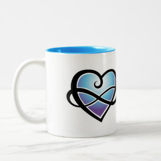 Unbegrenzte Liebe Zweifarbige Tasse