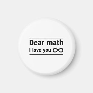 Unbegrenzte Mathe-Liebe Magnet