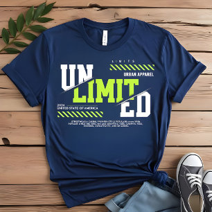Unbegrenzter grafischer T - Shirt Trendy Men's T