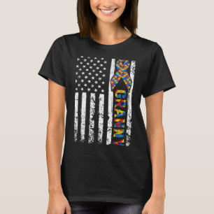 Unbehaglicher Aufseher der US-Flagge T-Shirt