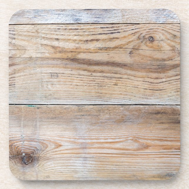 Unbehandeltes Holz Untersetzer (Vorderseite)
