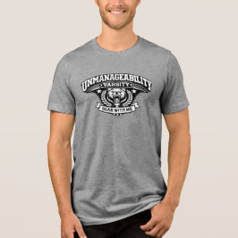 Unbeherrschbarkeit Universität - T-Shirt Tri-Blend Shirt