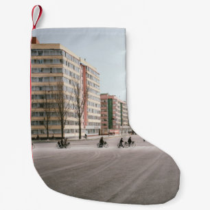 UNBEKANNTE FAHRRAD-PERSONEN KLEINER WEIHNACHTSSTRUMPF