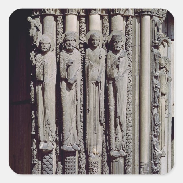 Unbekannte Figur, König Solomon Quadratischer Aufkleber (Vorderseite)