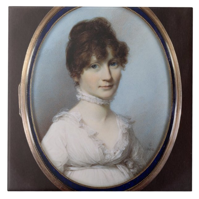 Unbekannte Frau Fliese (Vorderseite)