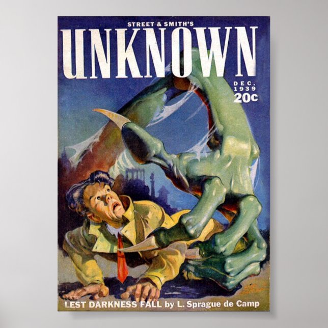 Unbekanntes Comic Poster Dezember 1939 (Vorne)
