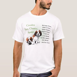 Unbekümmerte Königcharles Spaniel-Geschenke T-Shirt
