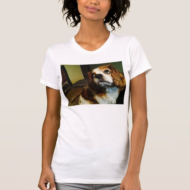 Unbekümmerte Königcharles Spaniel-T - Shirts (Vorderseite)