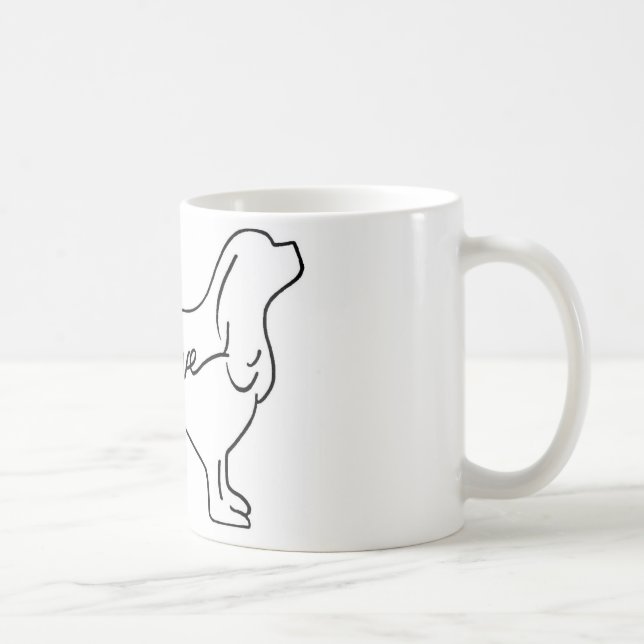 Unbekümmerte Liebe-Tasse Tasse (Rechts)