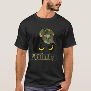 Unbekümmerte schwarze Frau Camo Tarnung Melanin Bl T-Shirt