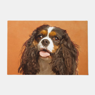 Unbekümmerter Königcharles Spaniel Fußmatte