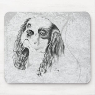 Unbekümmerter Königcharles Spaniel Mousepad