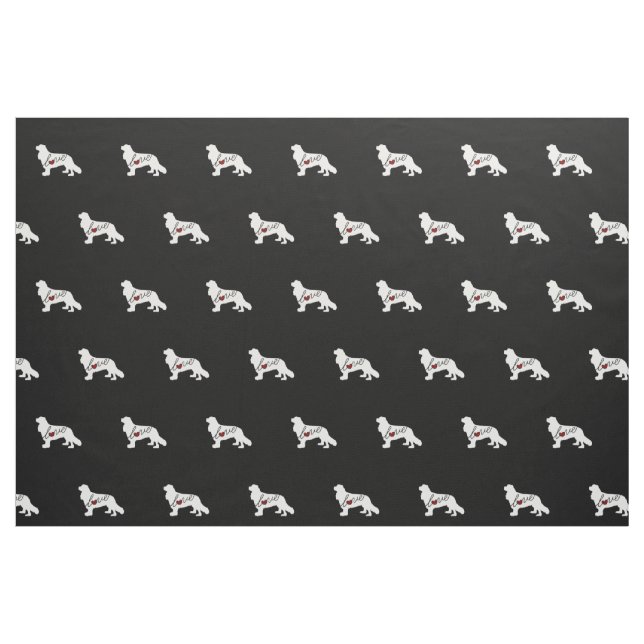 Unbekümmerter Königcharles Spaniel Stoff (Fat Quarter (45,7 x 55,9 cm))