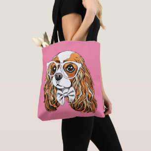 Unbekümmertes Königcharles Spaniel-Porträt Tasche