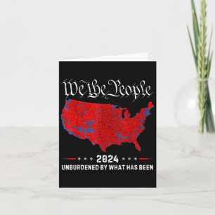 Unbelastet durch das, was 2024 lustige Amerika USA Karte