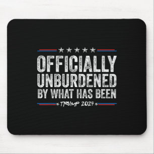 Unbelastet durch das, was 2024 lustige Amerika USA Mousepad