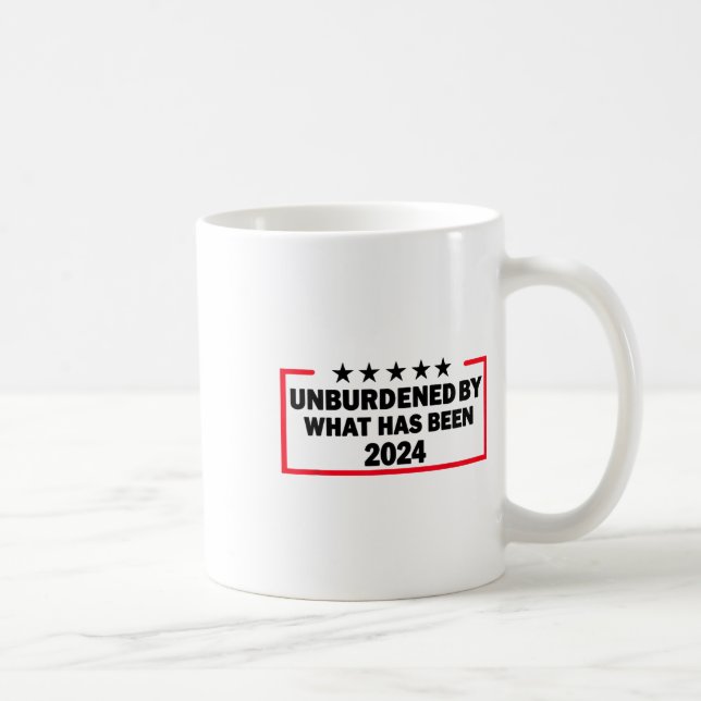 Unbelastet durch den Sieg Trumps 2024 Kaffeetasse (Rechts)