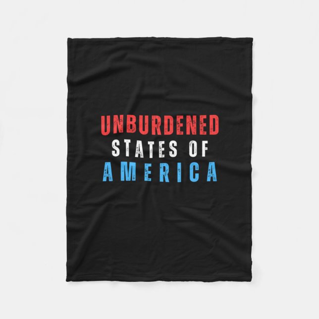 Unbelastete Staaten aus Amerika Fleecedecke (Vorderseite)