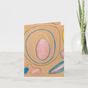 Unbenannt, 1908 von Hilma af Klint Dankeskarte