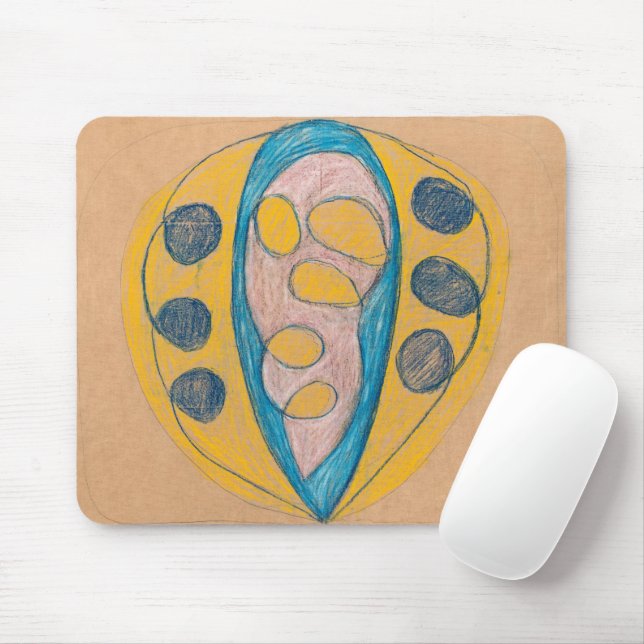 Unbenannt, 1908 von Hilma af Klint Mousepad (Mit Mouse)