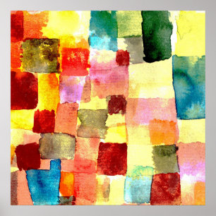 Unbenannt (1914) von Paul Klee. Poster