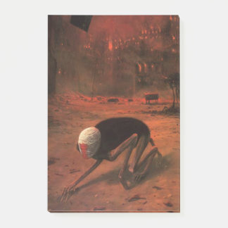 Unbenannt (Die Kreatur) von Zdzislaw Beksinski Post-it Klebezettel