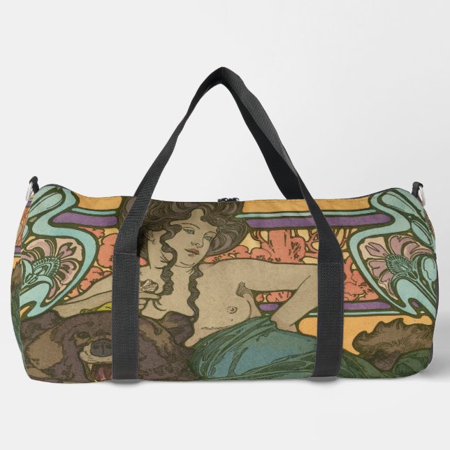 Unbenannt nach Alphonse Mucha (1902) Duffle Bag (Vorderseite)