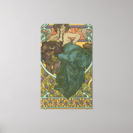 Unbenannt nach Alphonse Mucha (1902) Leinwanddruck