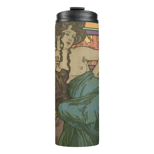 Unbenannt nach Alphonse Mucha (1902) Thermosbecher (Vorderseite)